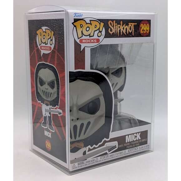 Funko Pop! Slipknot Mick #299 Vinyl Figure New In Box W/ Protector Heavy Metal - Picture 1 of 4